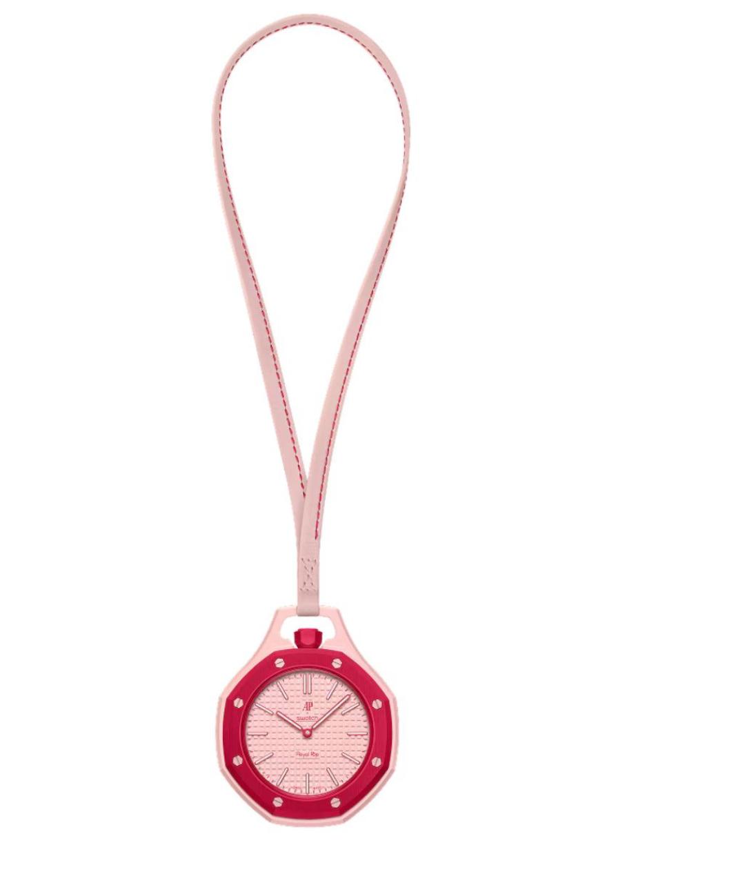 Swatch Розовые керамические часы, фото 1
