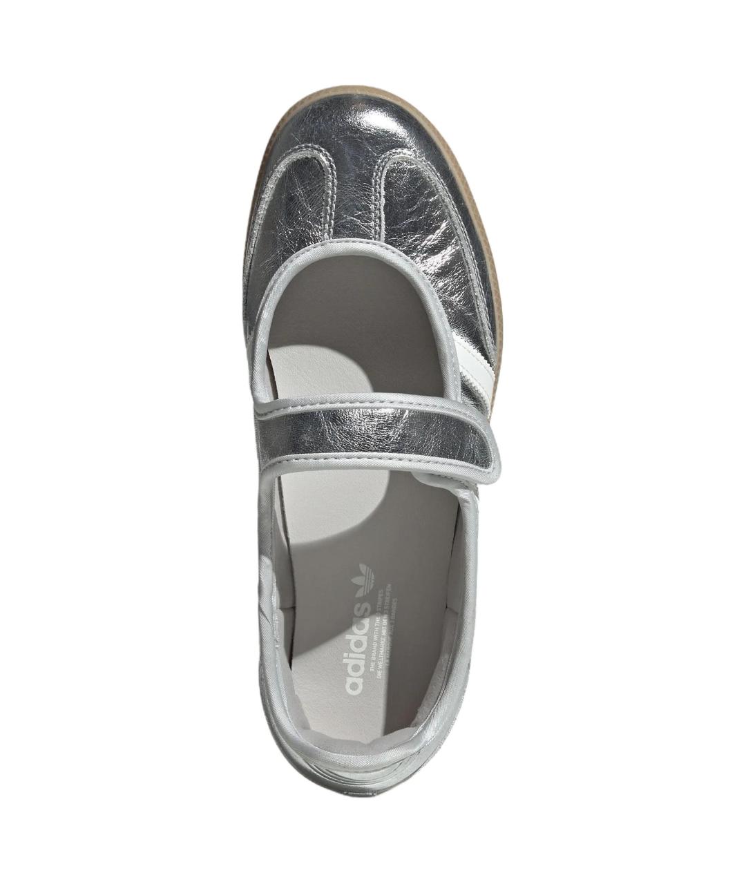 ADIDAS Серебряные кожаные туфли, фото 5