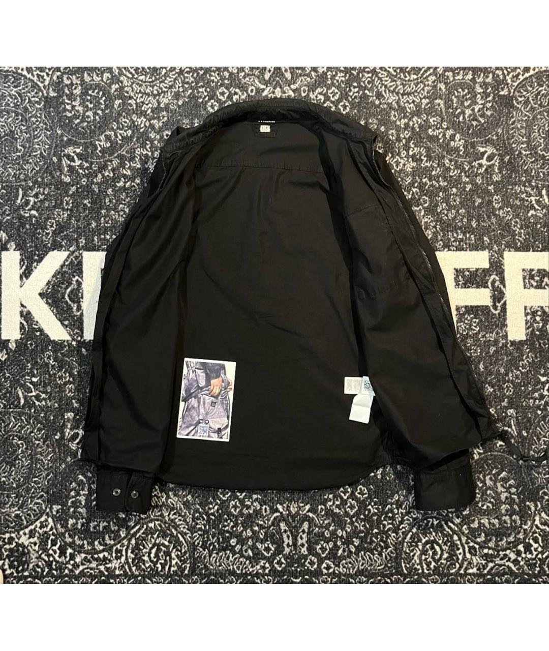 CP COMPANY Черная хлопковая кэжуал рубашка, фото 2