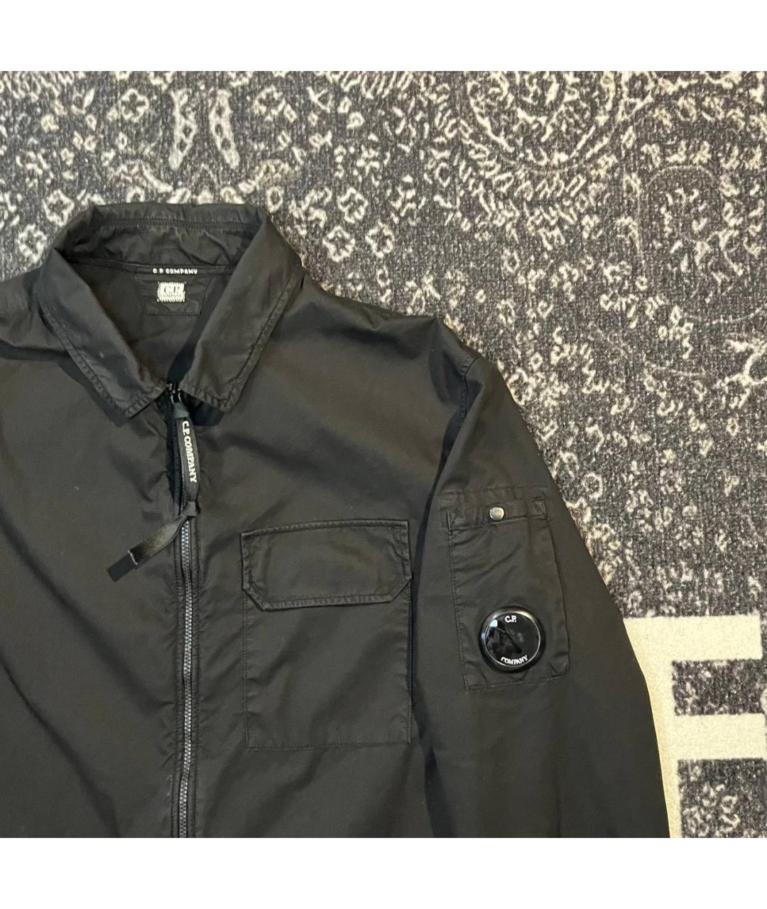 CP COMPANY Черная хлопковая кэжуал рубашка, фото 3