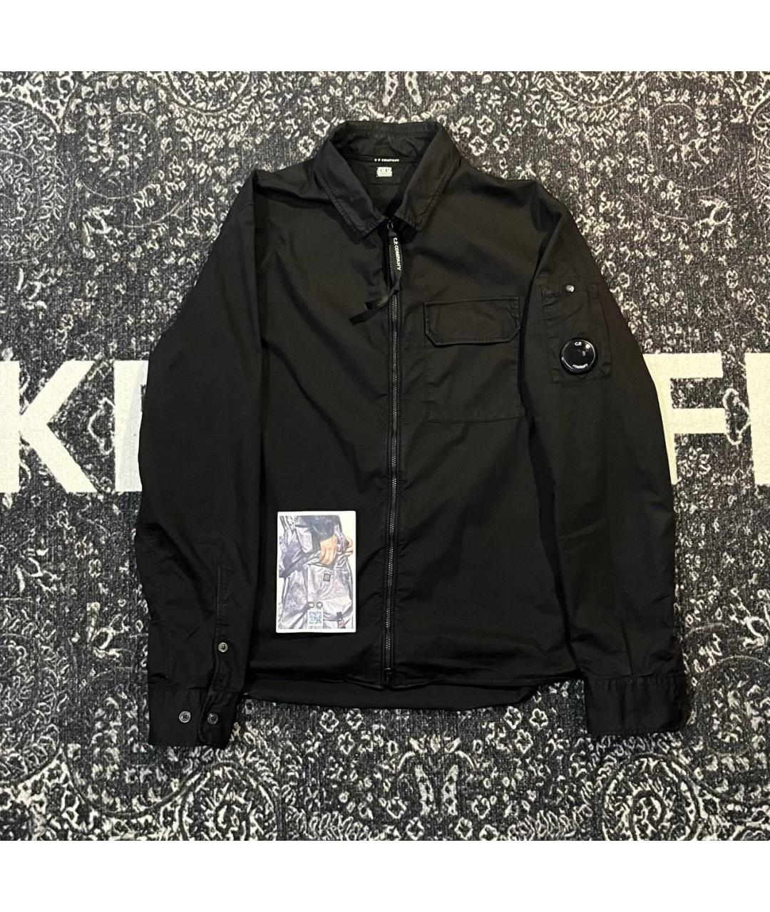 CP COMPANY Черная хлопковая кэжуал рубашка, фото 5