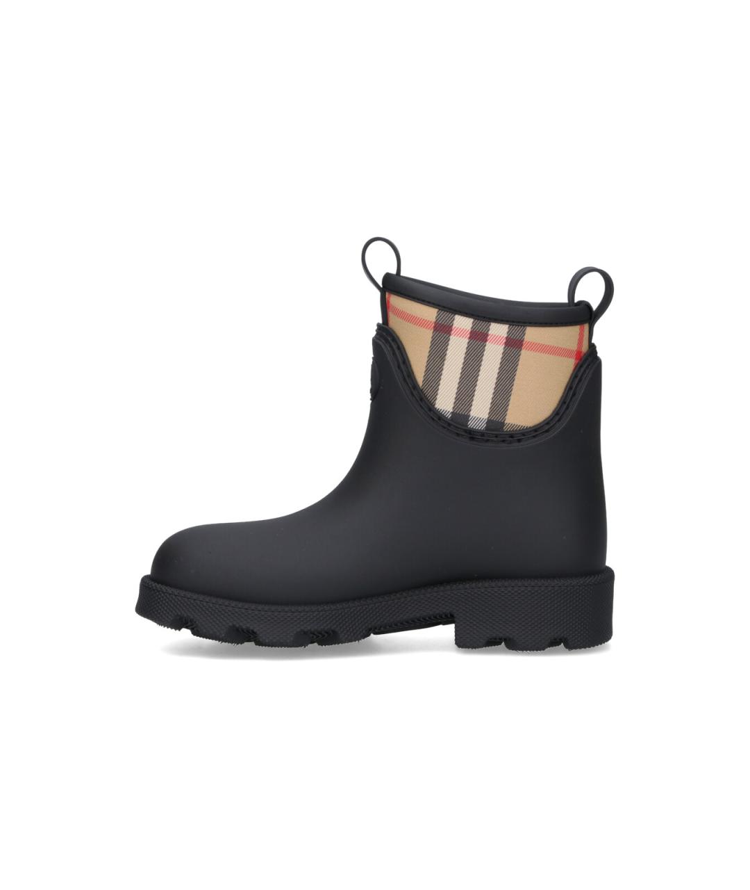 BURBERRY Черные синтетические ботинки, фото 3