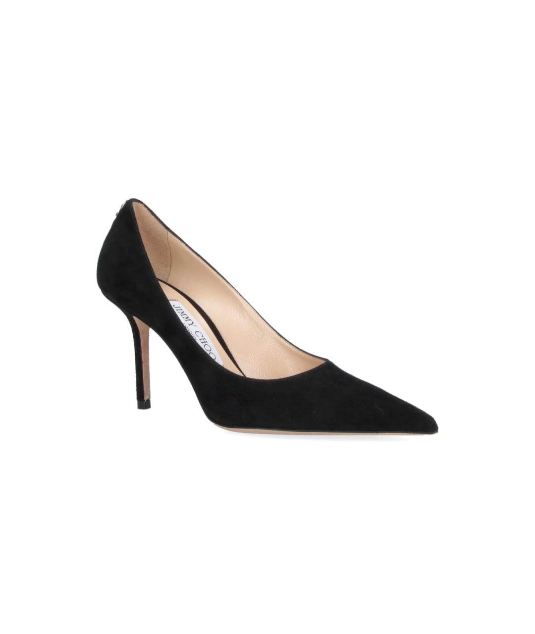 JIMMY CHOO Черные замшевые туфли, фото 2