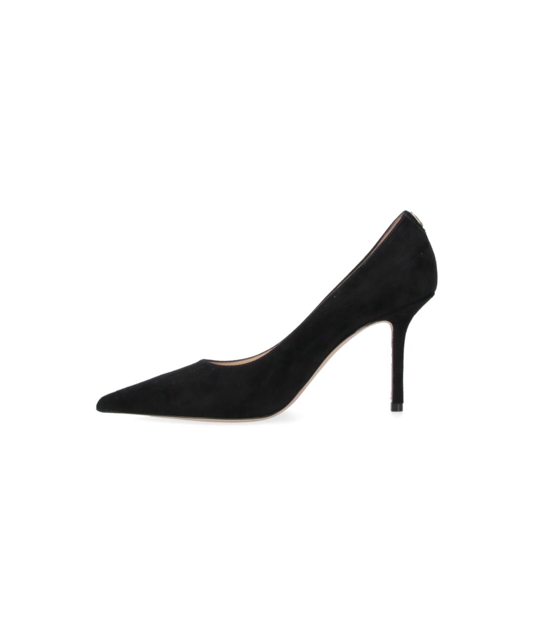 JIMMY CHOO Черные замшевые туфли, фото 3