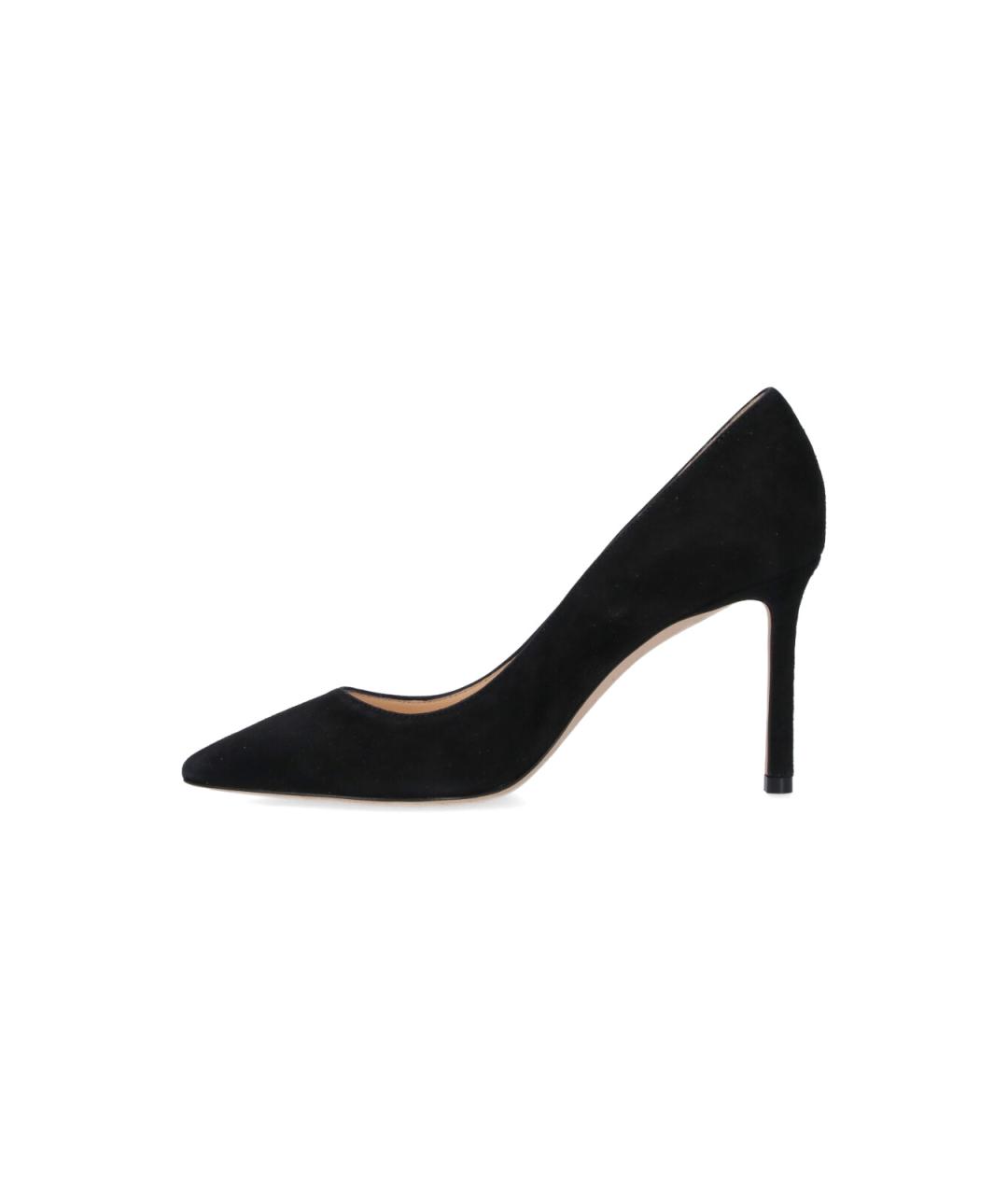 JIMMY CHOO Черные замшевые туфли, фото 3