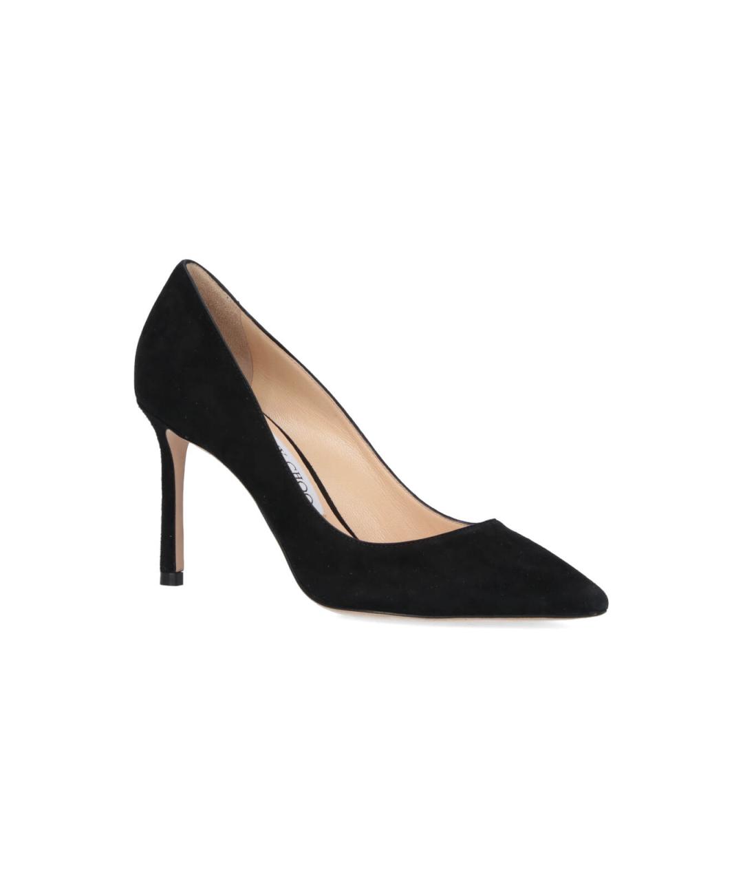 JIMMY CHOO Черные замшевые туфли, фото 2