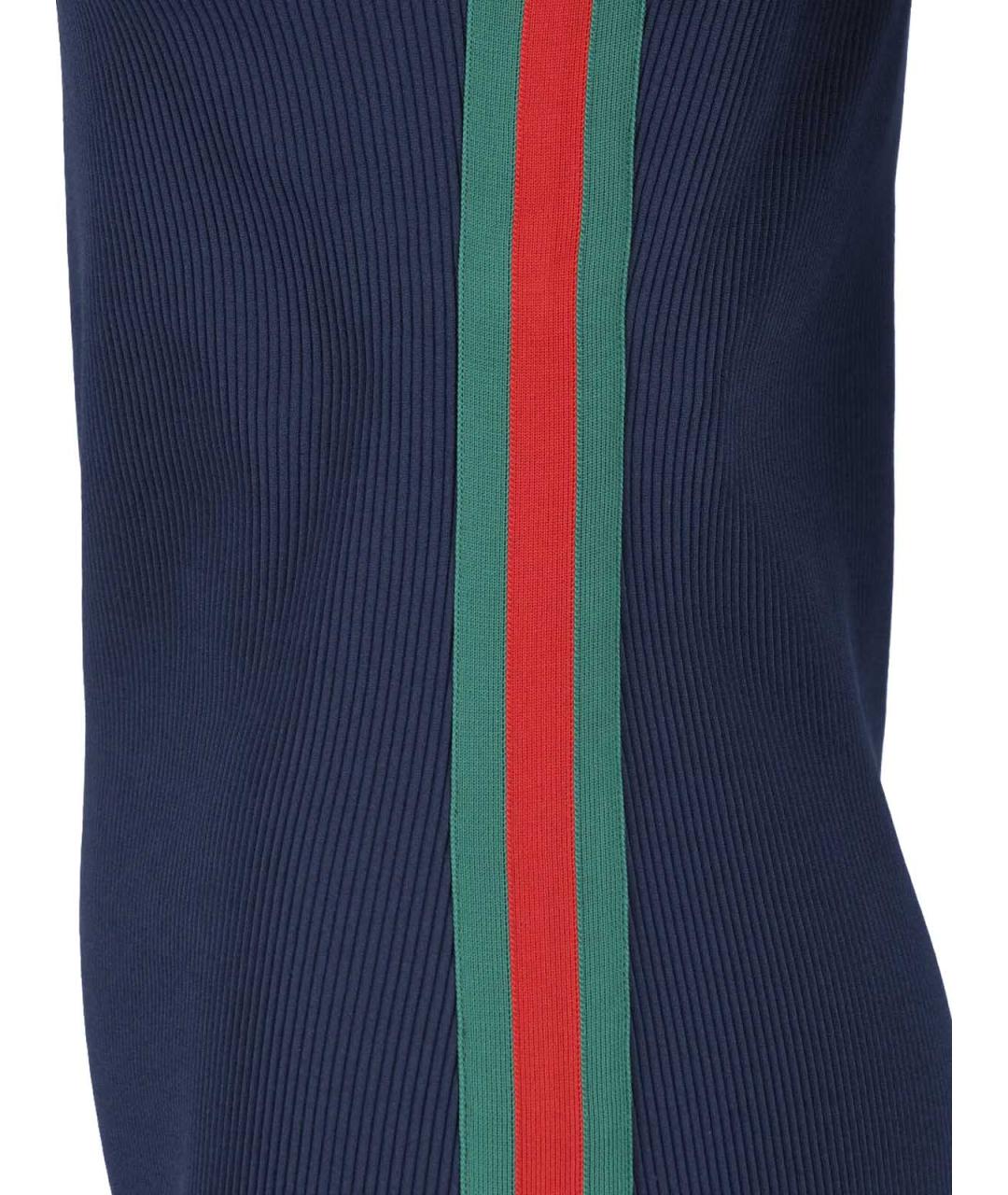 GUCCI Синее хлопковое платье, фото 3