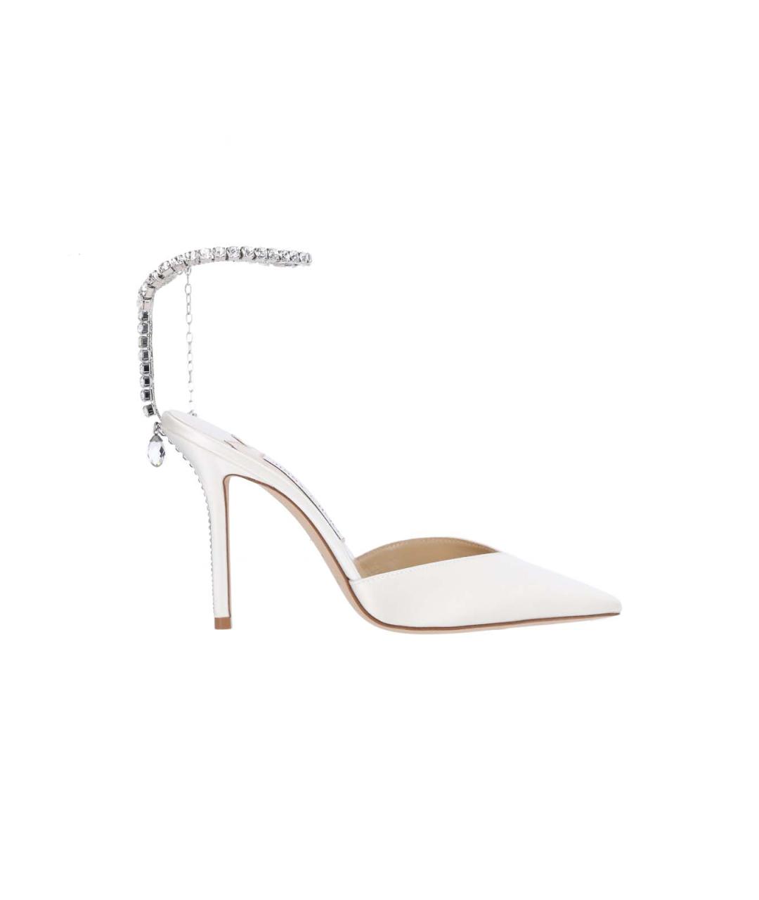 JIMMY CHOO Белые кожаные туфли, фото 1