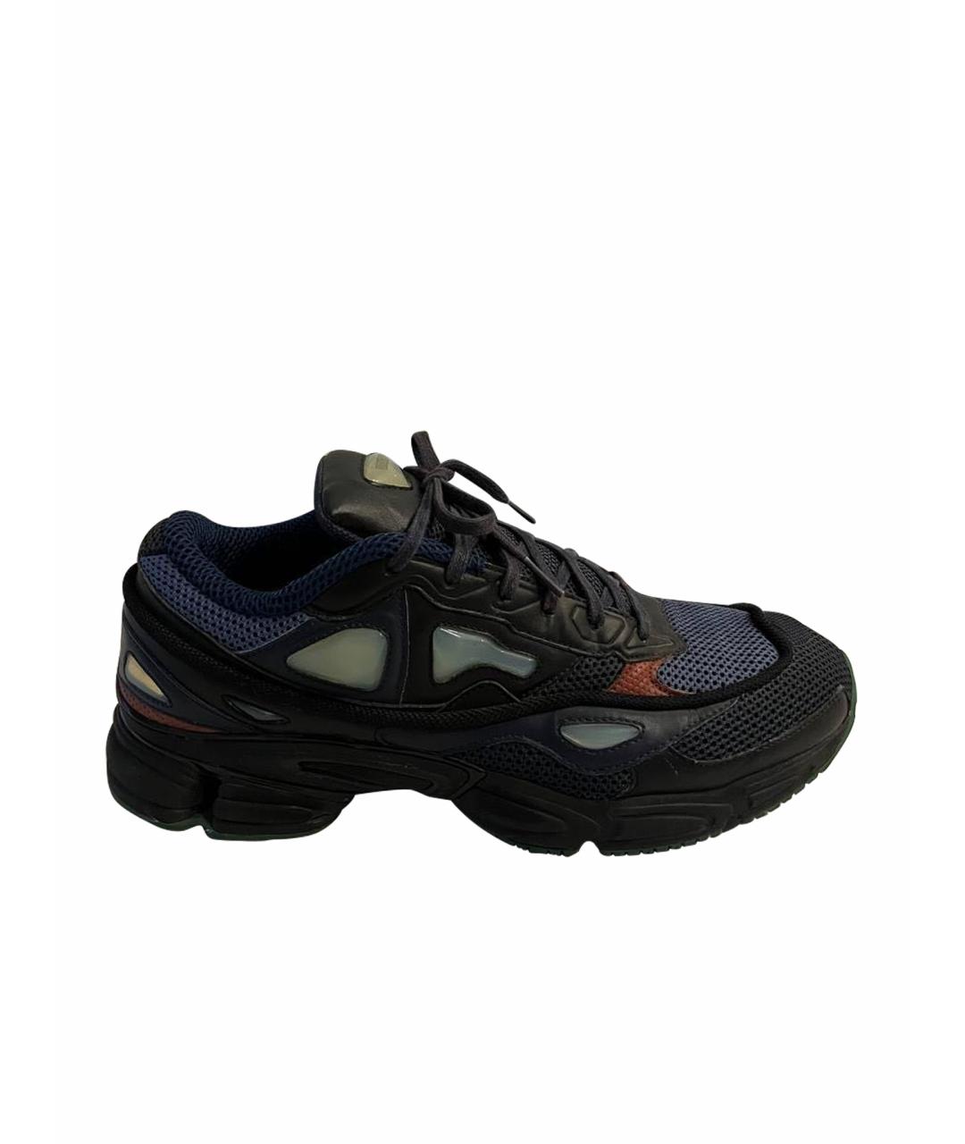 ADIDAS X RAF SIMONS Темно-синие низкие кроссовки / кеды, фото 1