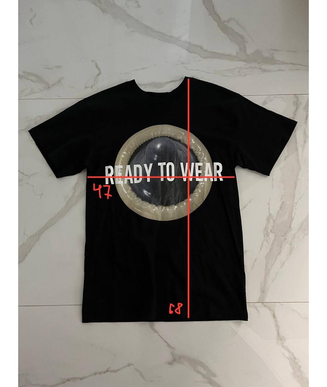 MOSCHINO Черная хлопковая футболка, фото 3