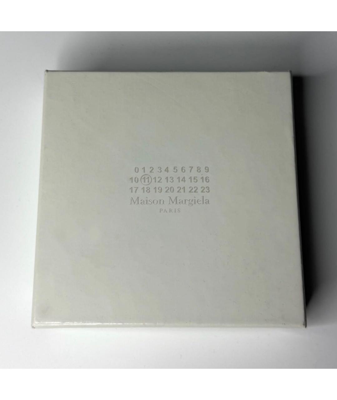 MAISON MARGIELA Черный кожаный кошелек, фото 8