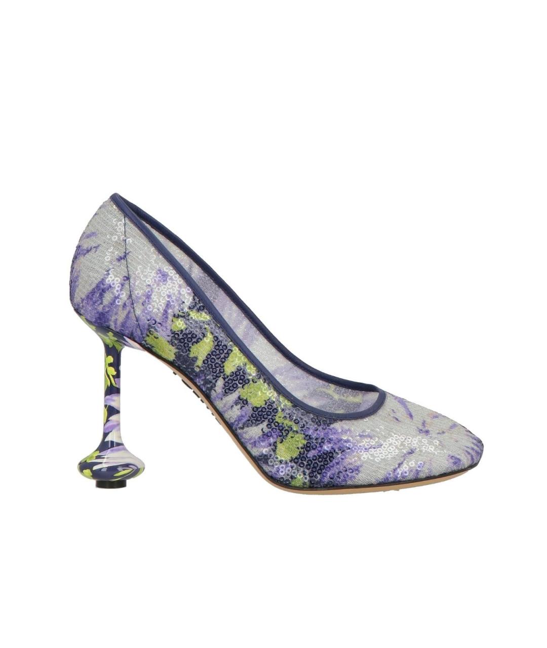 LOEWE Фиолетовые туфли, фото 7