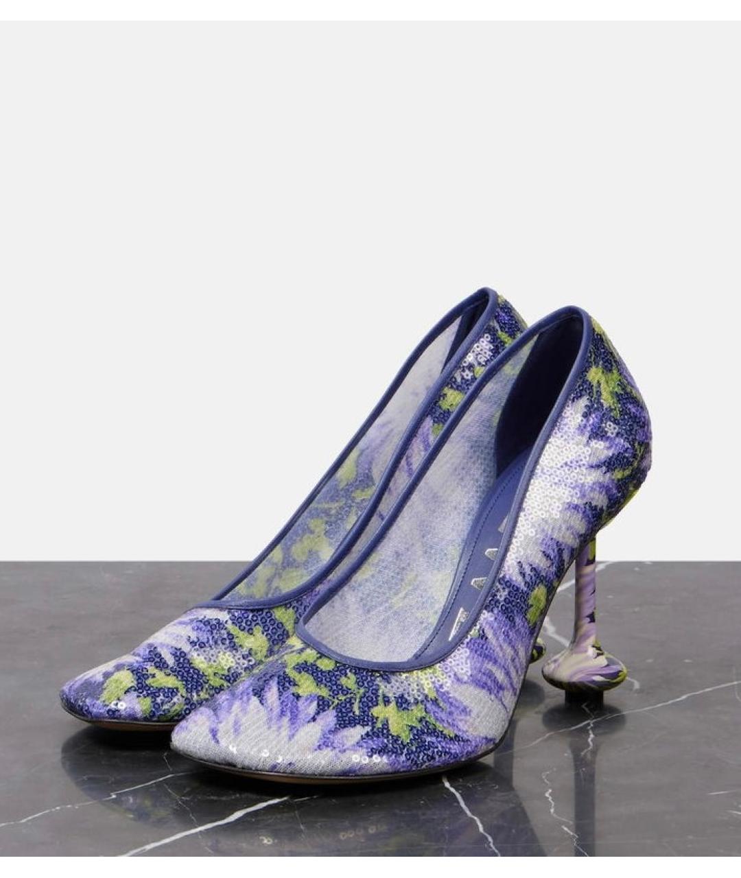 LOEWE Фиолетовые туфли, фото 3