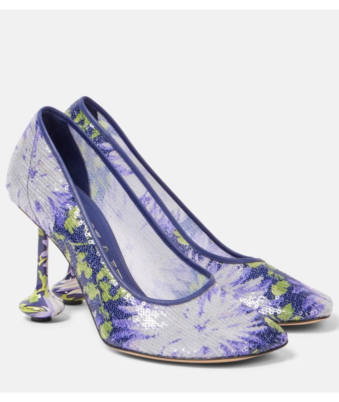 LOEWE Фиолетовые туфли, фото 2