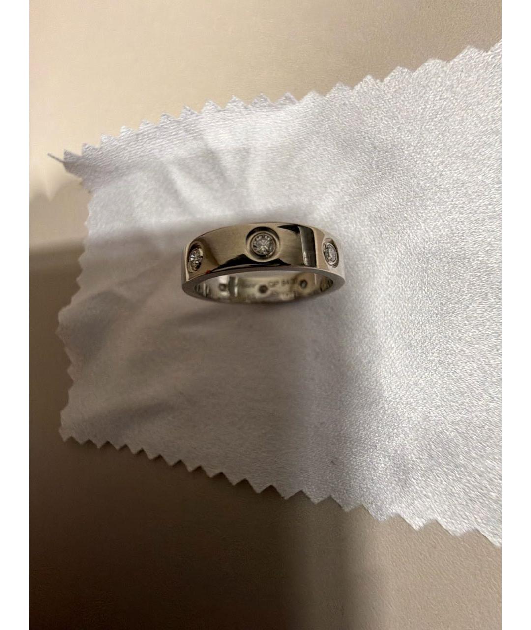 CARTIER Серое кольцо из белого золота, фото 4