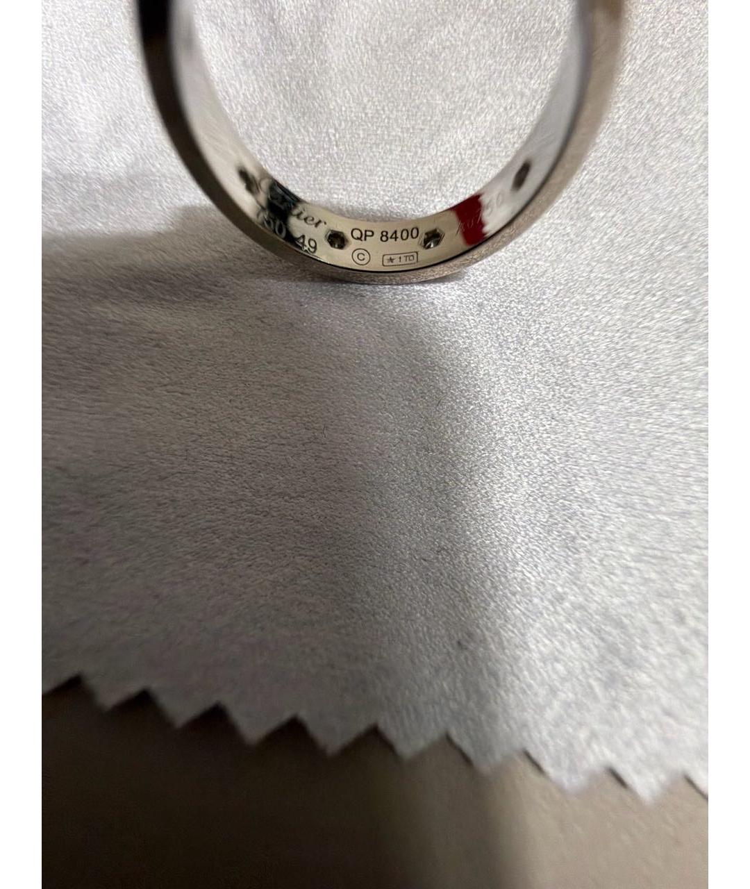 CARTIER Серое кольцо из белого золота, фото 3