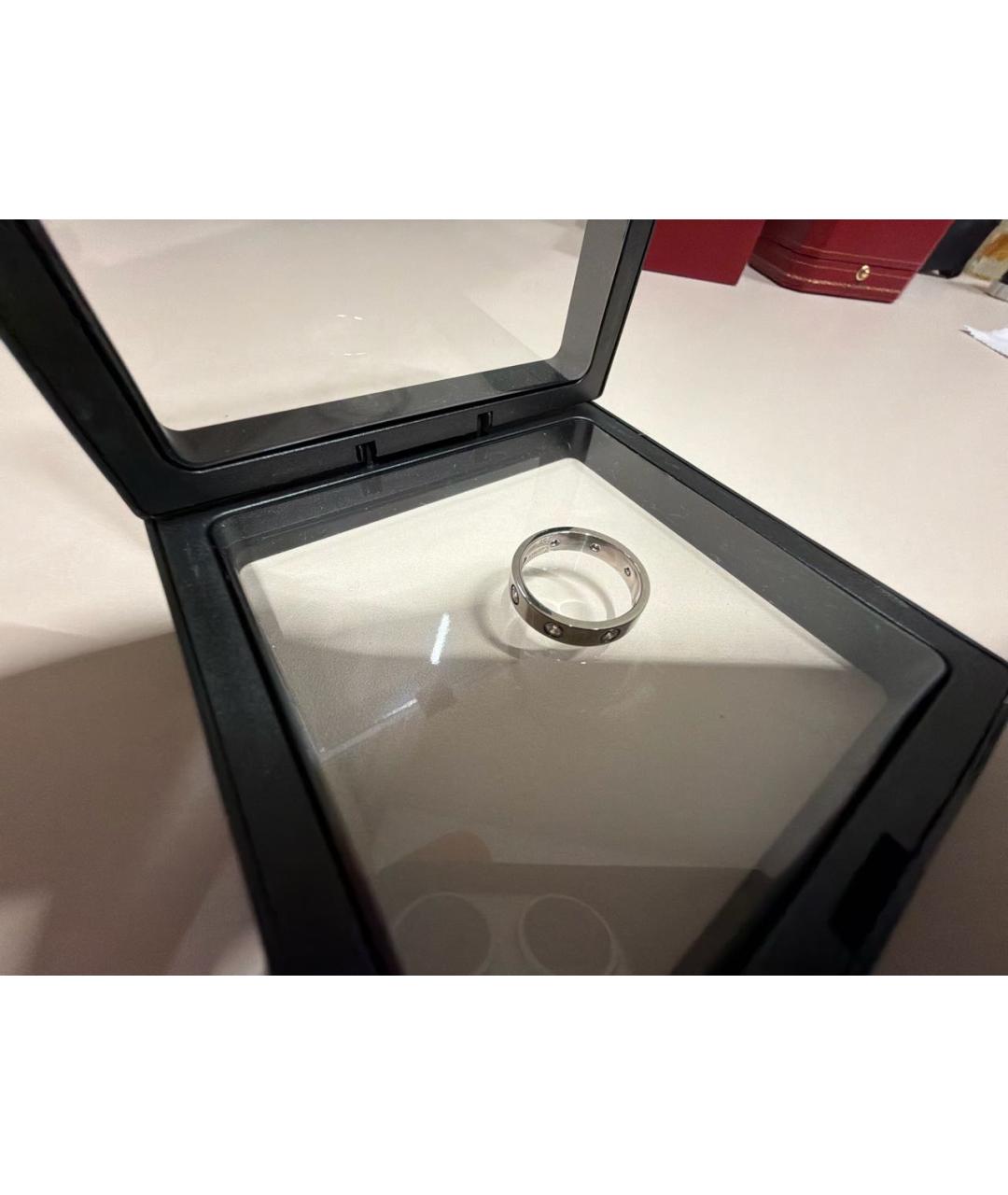 CARTIER Серое кольцо из белого золота, фото 2