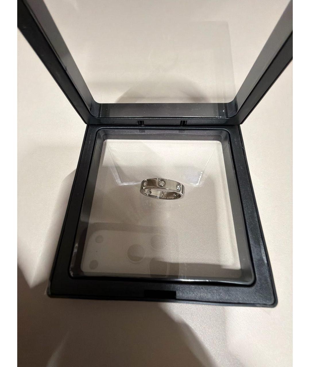CARTIER Серое кольцо из белого золота, фото 5