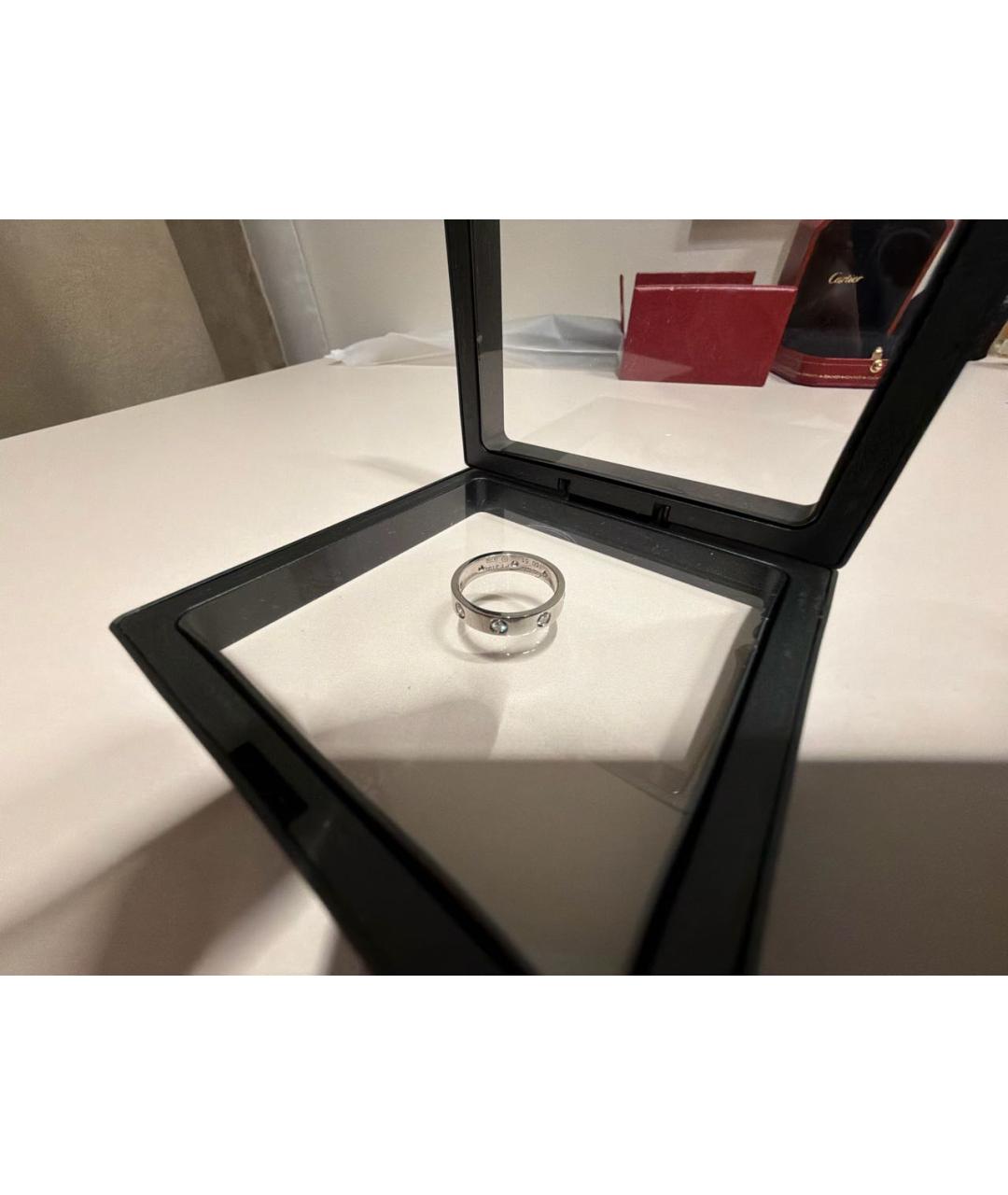 CARTIER Серое кольцо из белого золота, фото 9