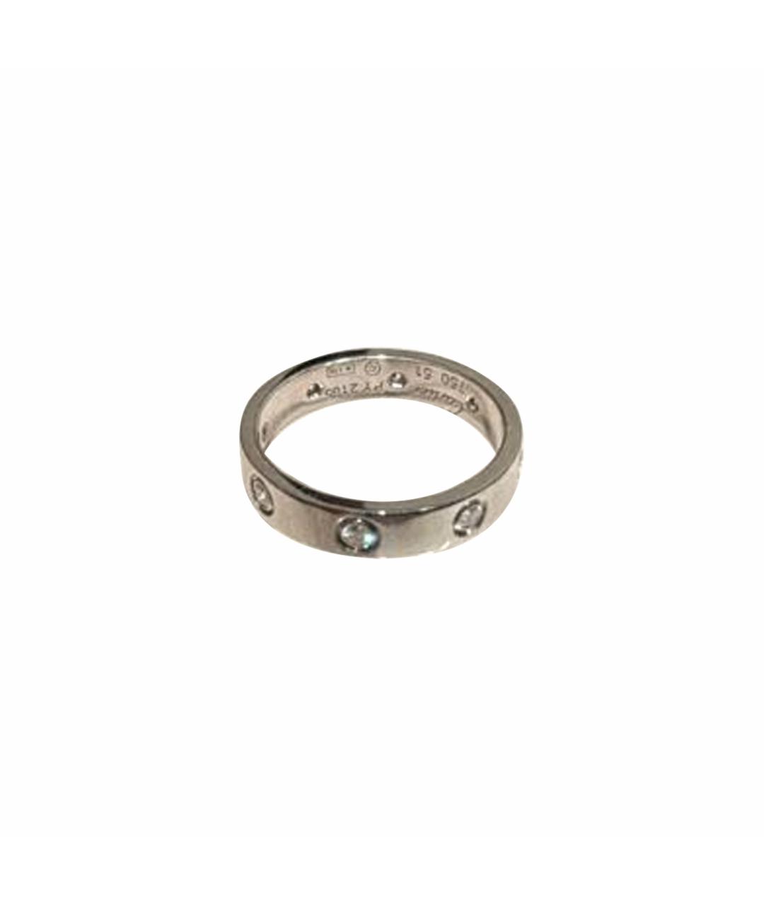 CARTIER Серое кольцо из белого золота, фото 1