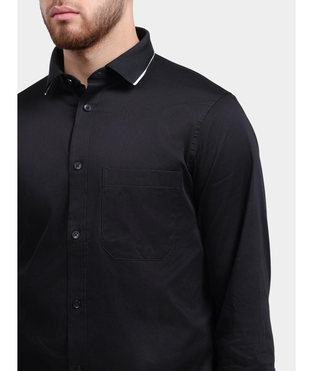 ARMANI EXCHANGE Черная кэжуал рубашка, фото 4