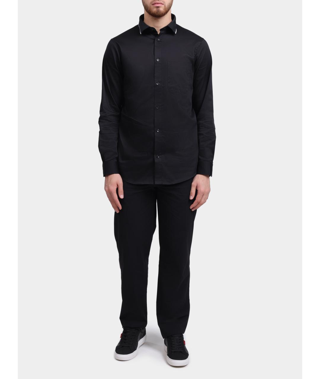 ARMANI EXCHANGE Черная кэжуал рубашка, фото 2