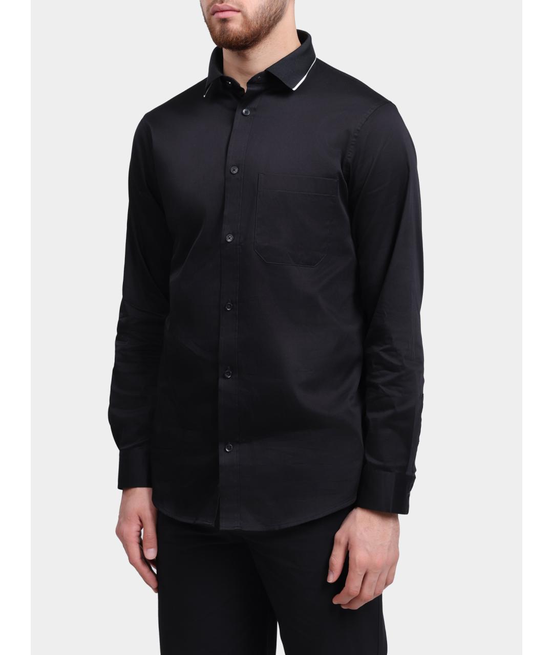 ARMANI EXCHANGE Черная кэжуал рубашка, фото 3