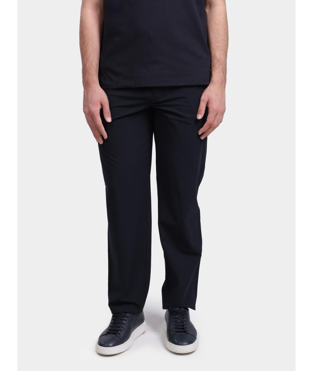 ARMANI EXCHANGE Темно-синие повседневные брюки, фото 6