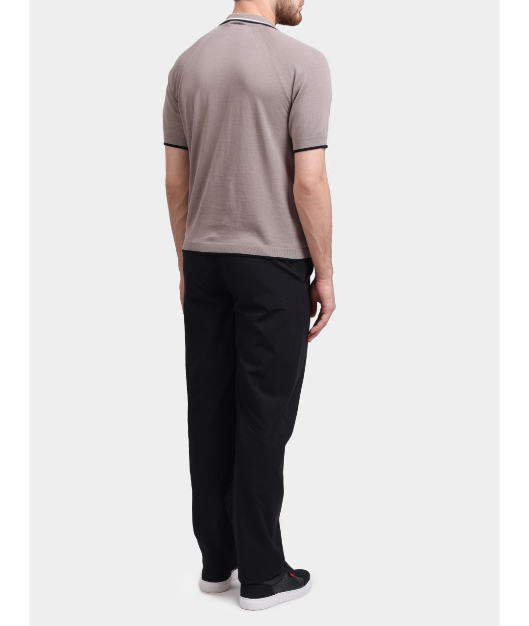 ARMANI EXCHANGE Бежевое поло с коротким рукавом, фото 6