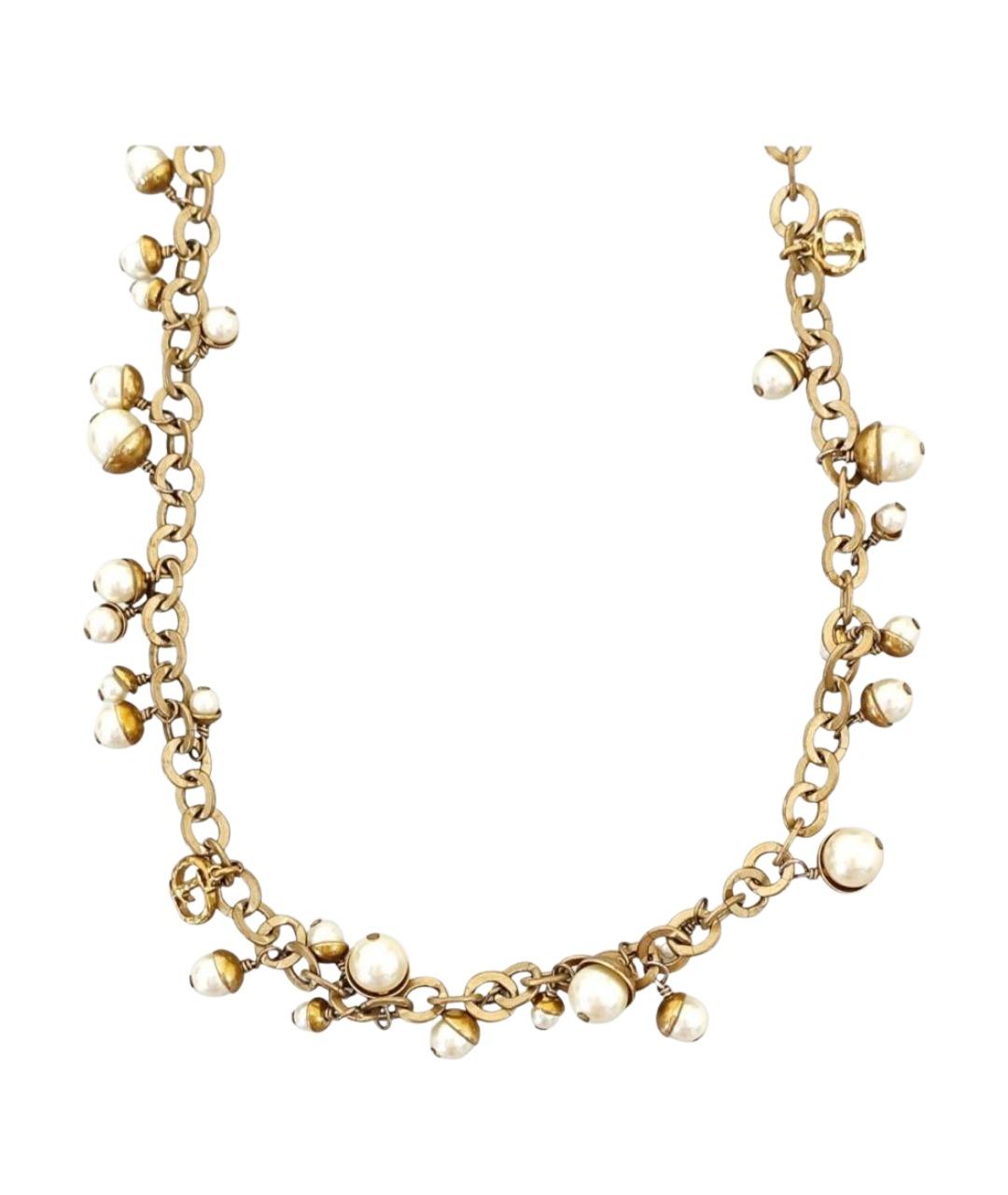 CHRISTIAN DIOR Золотое колье, фото 1