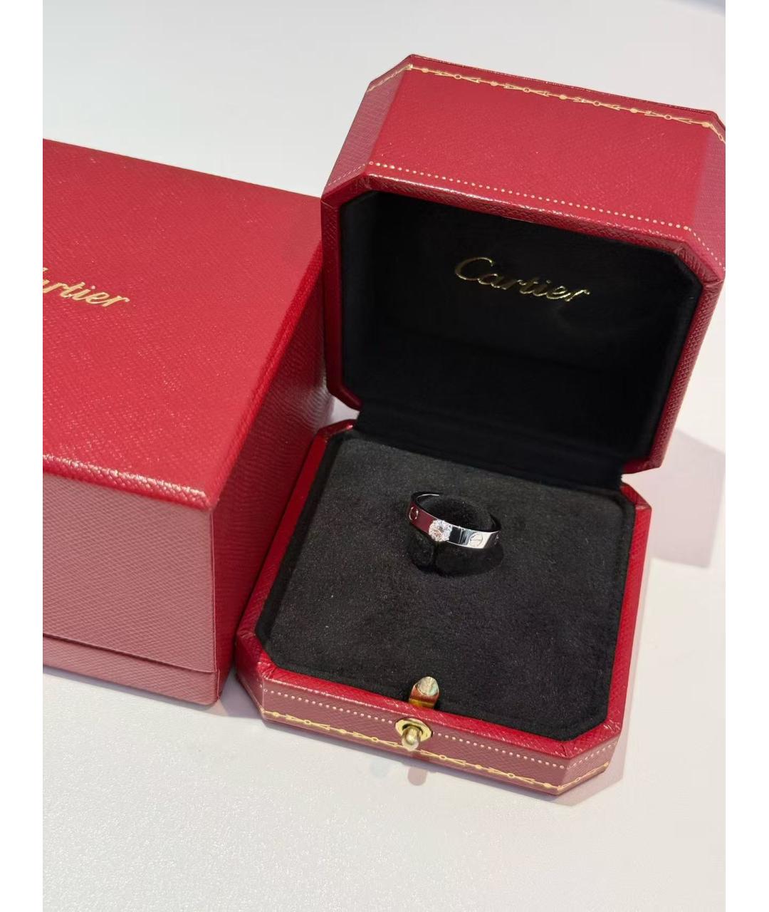 CARTIER Серебряное кольцо из белого золота, фото 2