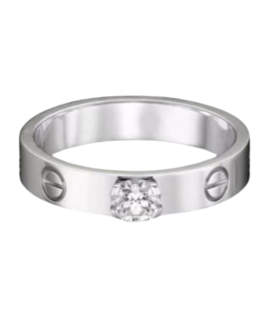 CARTIER Серебряное кольцо из белого золота, фото 1