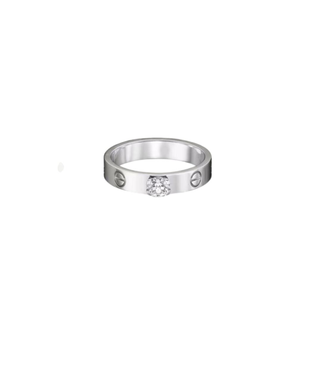 CARTIER Серебряное кольцо из белого золота, фото 5