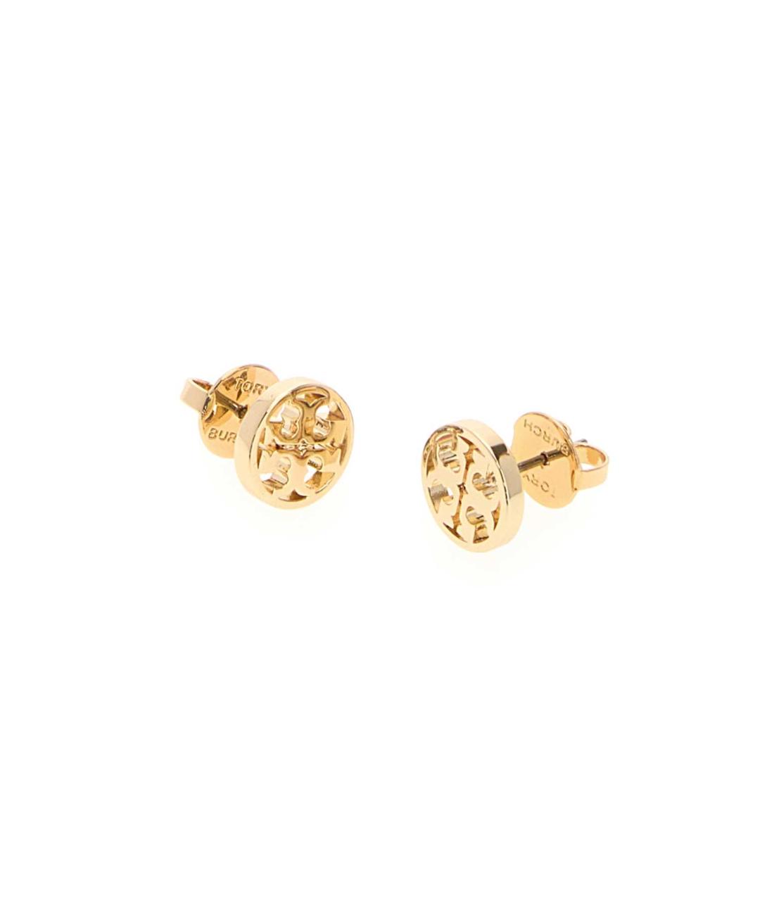TORY BURCH Золотые латунные серьги, фото 2