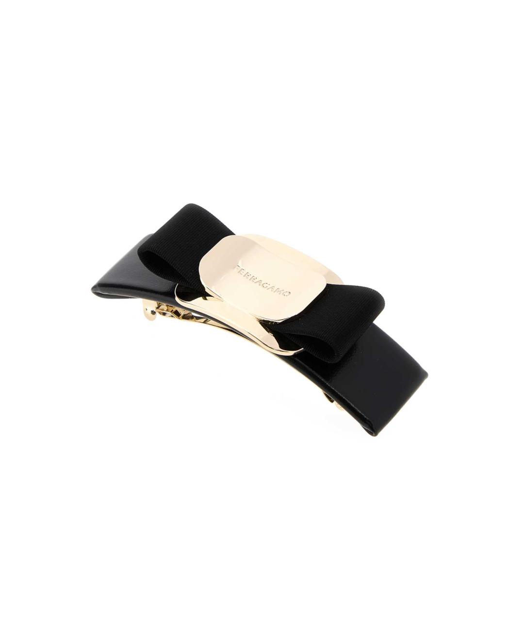 FERRAGAMO Черная заколка, фото 2