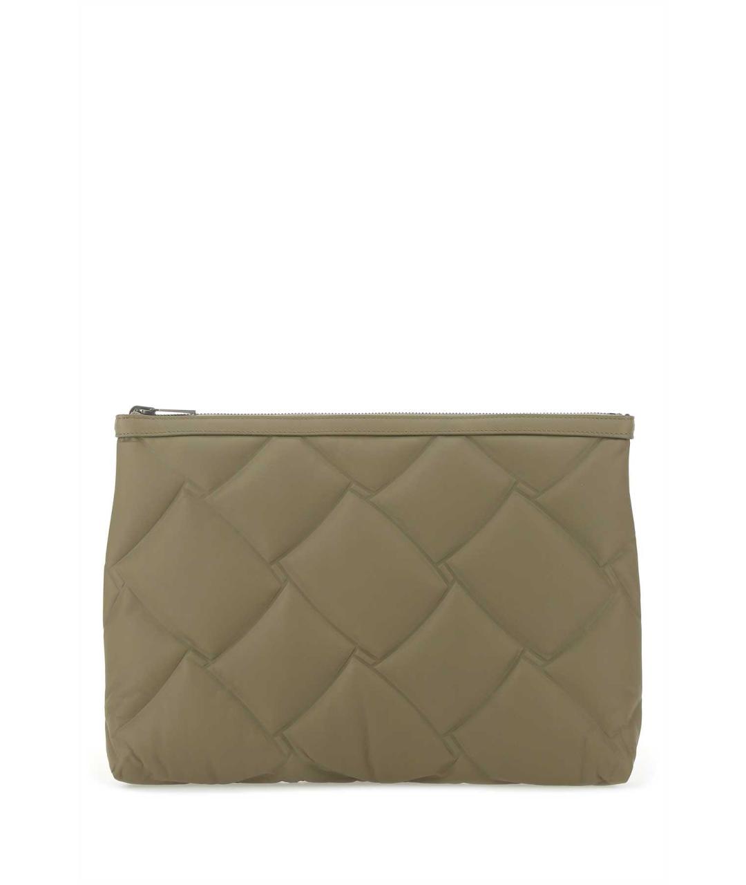 BOTTEGA VENETA Зеленая барсетка, фото 1