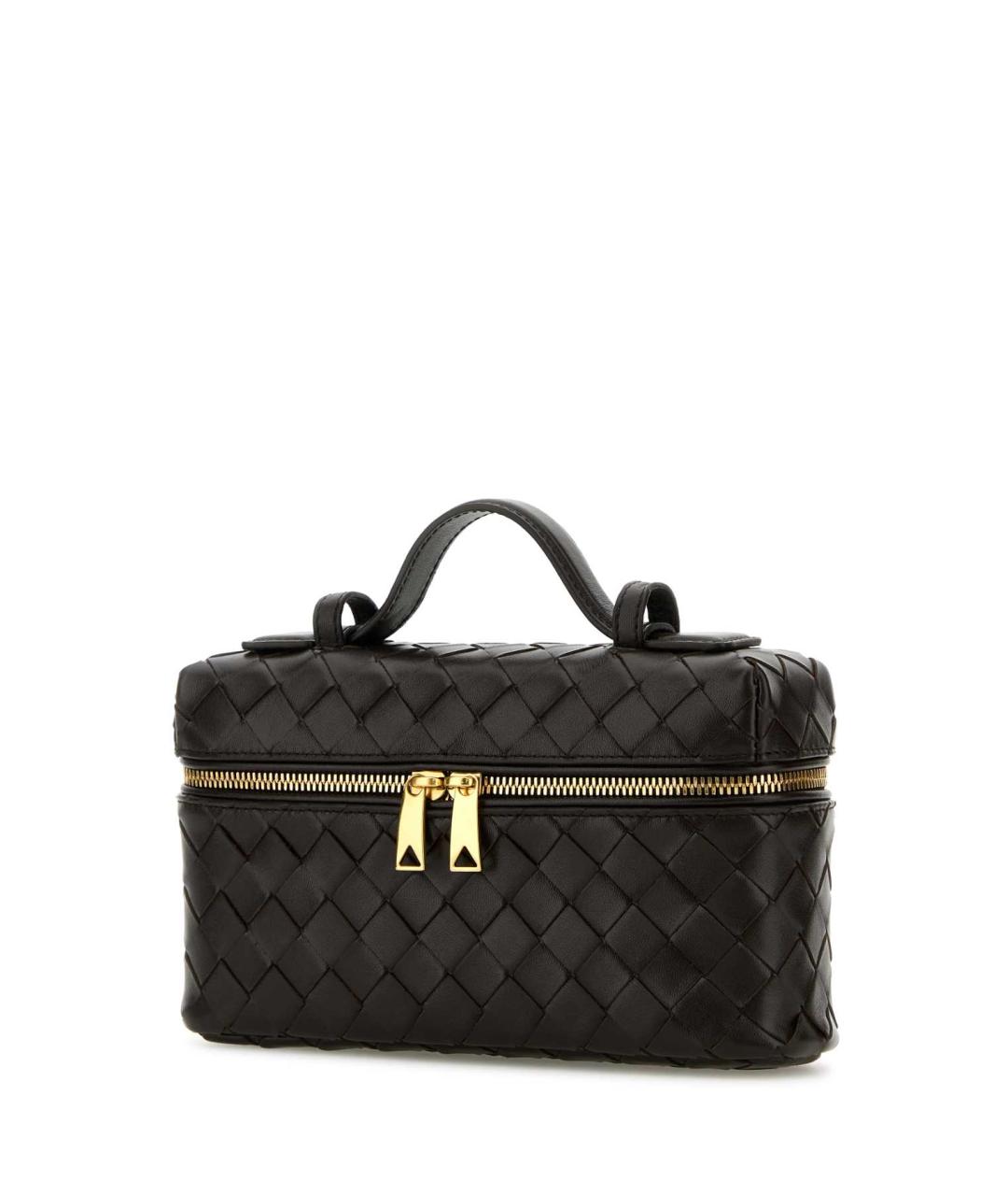 BOTTEGA VENETA Коричневая кожаная сумка с короткими ручками, фото 2