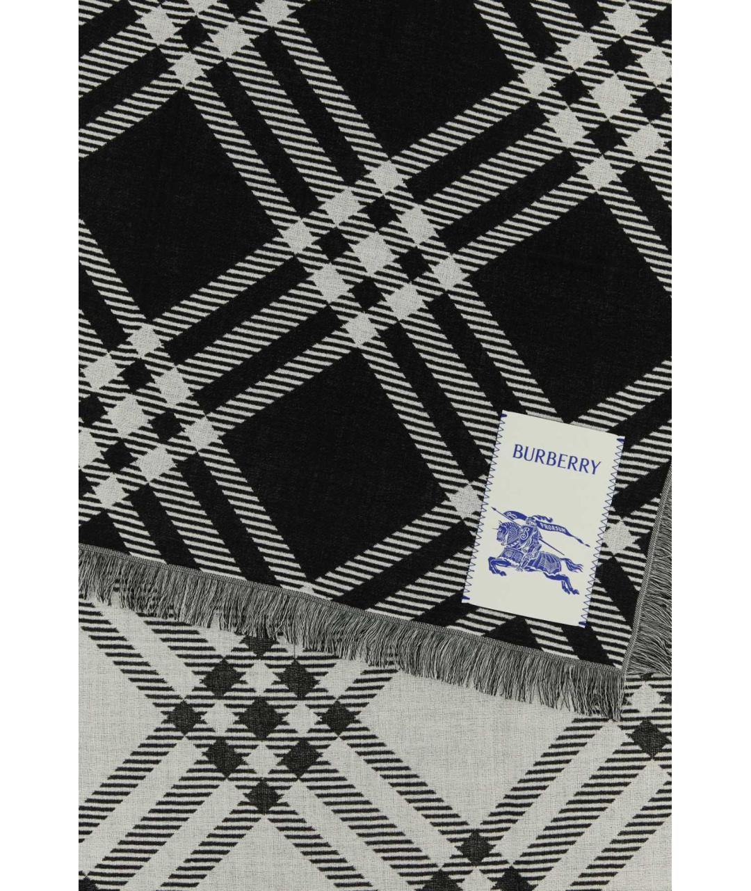 BURBERRY Мульти шерстяной шарф, фото 2
