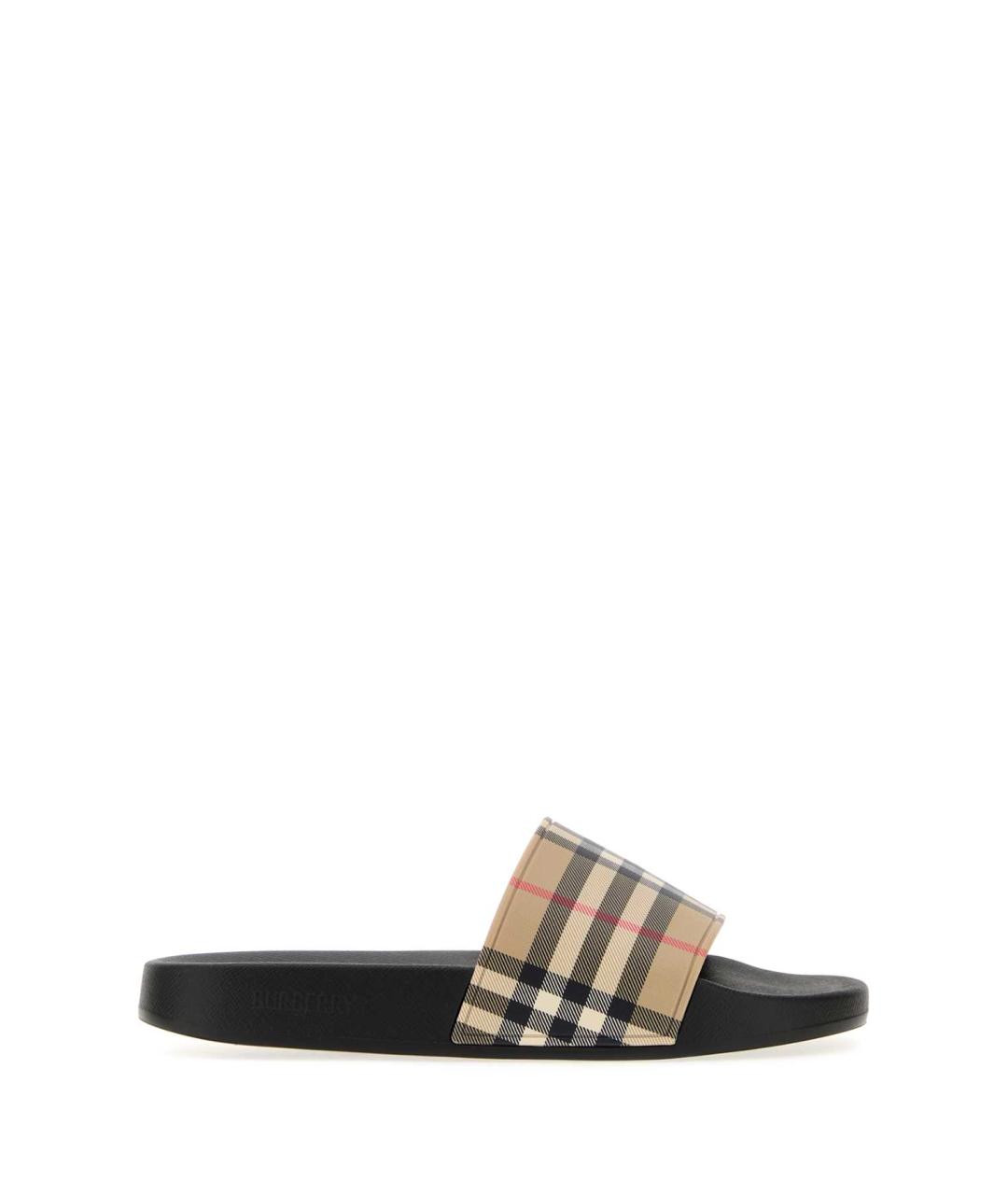 BURBERRY Мульти шлепанцы, фото 1