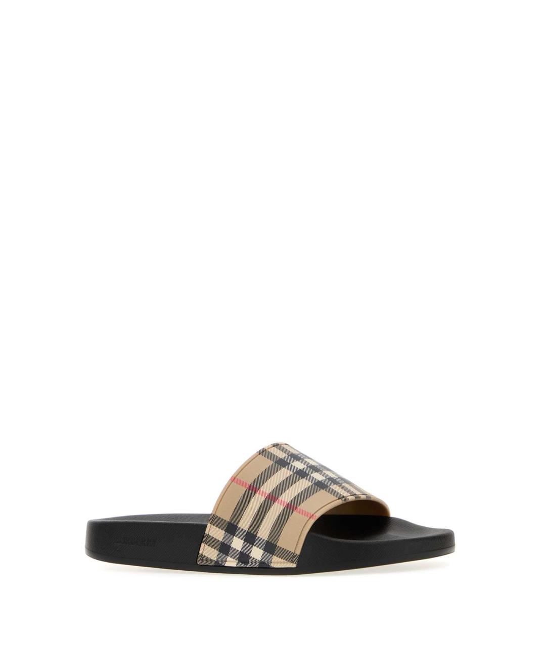 BURBERRY Мульти шлепанцы, фото 2