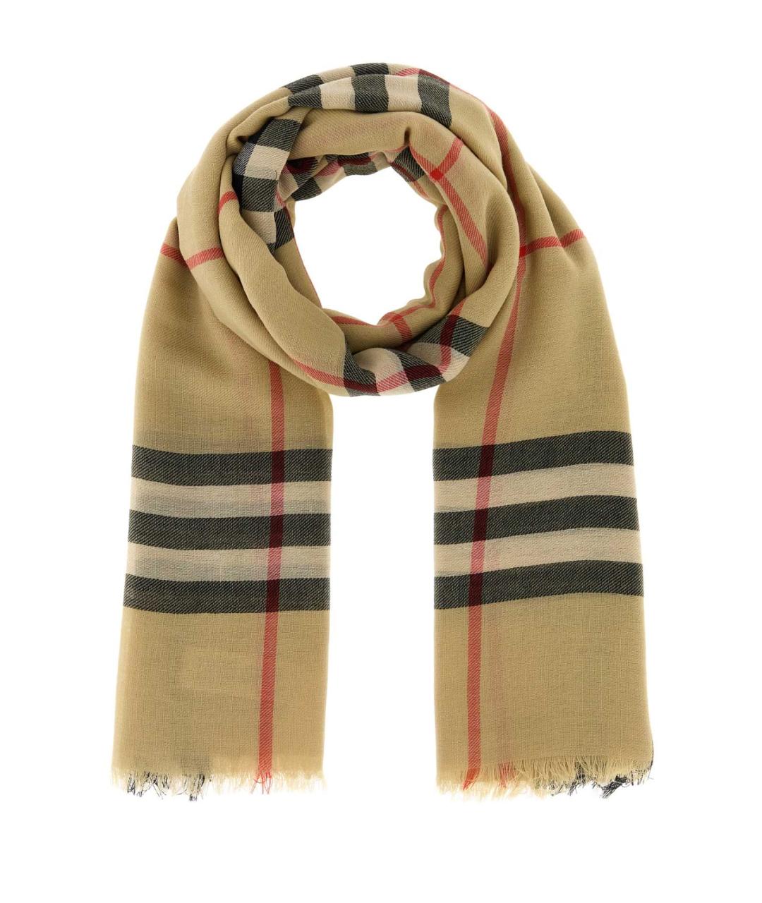 BURBERRY Мульти шерстяной шарф, фото 3