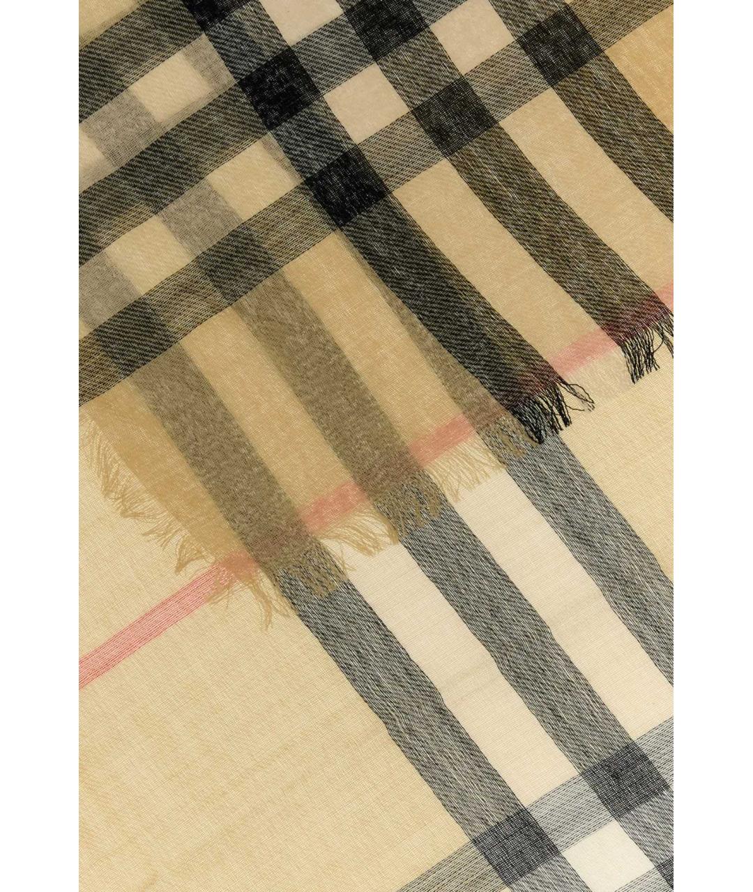 BURBERRY Мульти шерстяной шарф, фото 2