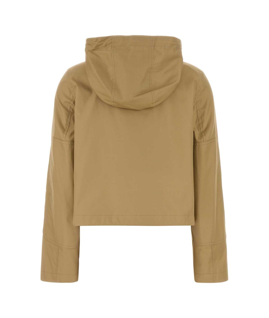 BURBERRY Бежевая хлопковая куртка, фото 2
