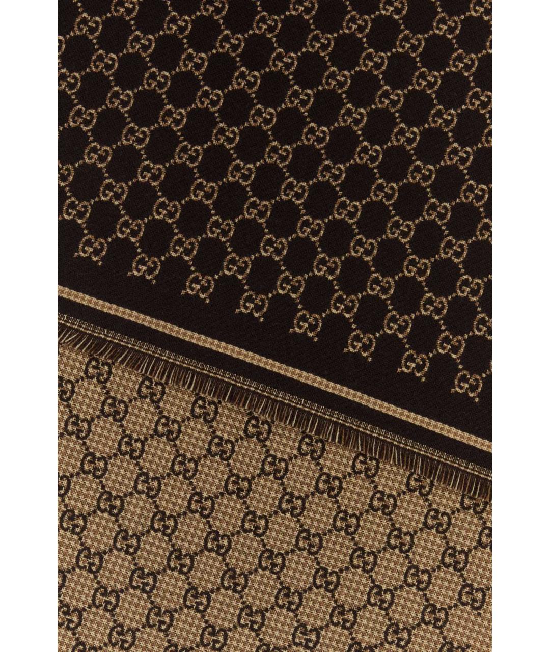 GUCCI Мульти шерстяной шарф, фото 2