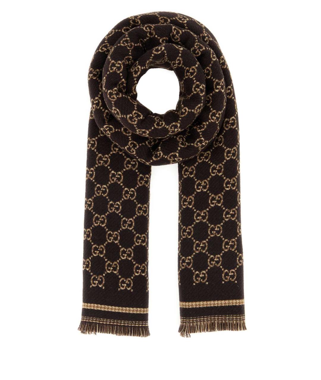 GUCCI Мульти шерстяной шарф, фото 1