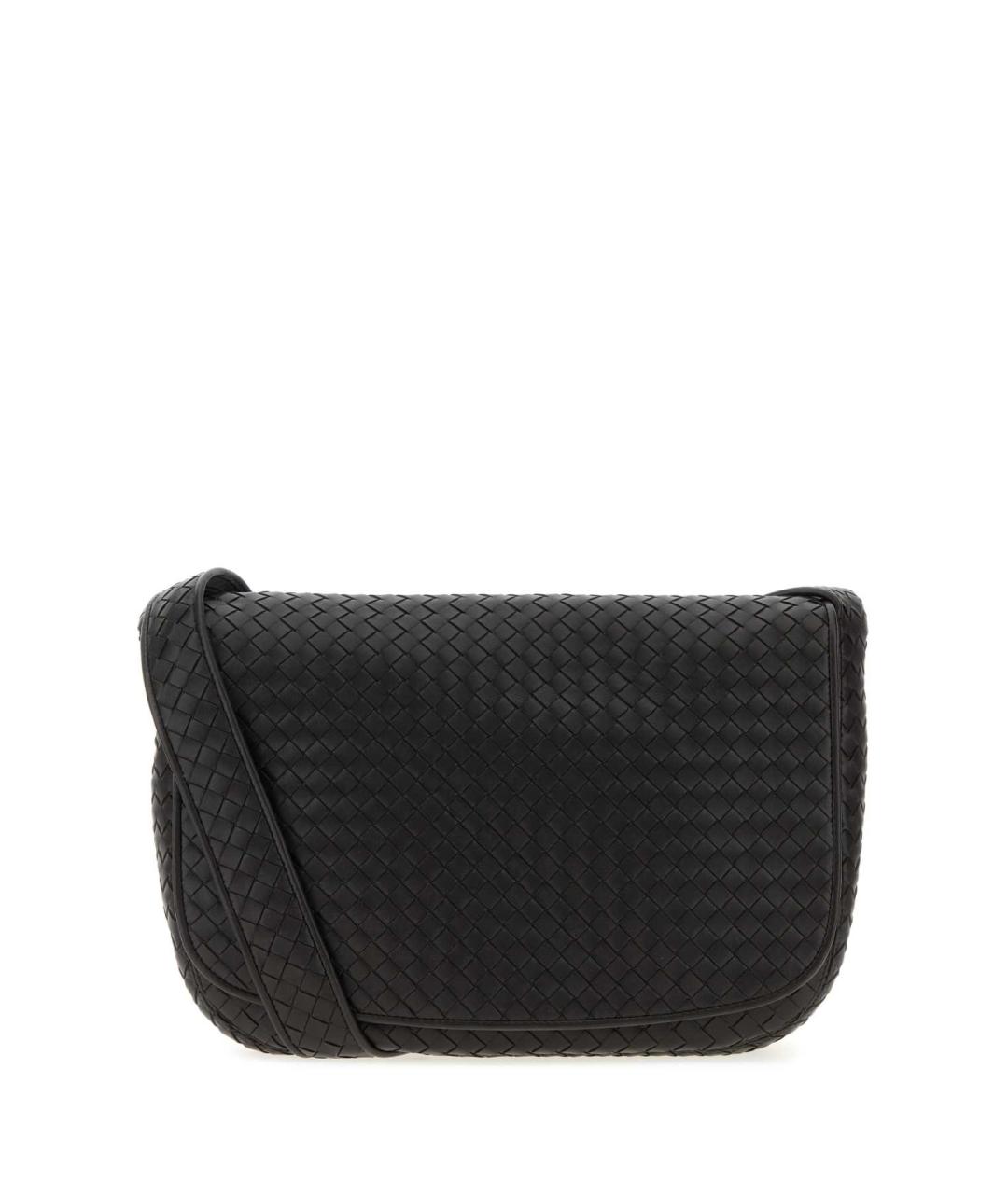 BOTTEGA VENETA Коричневая кожаная сумка на плечо, фото 1