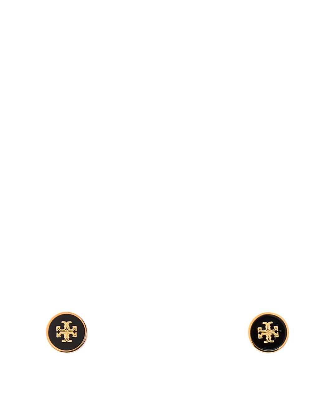 TORY BURCH Черные металлические серьги, фото 1