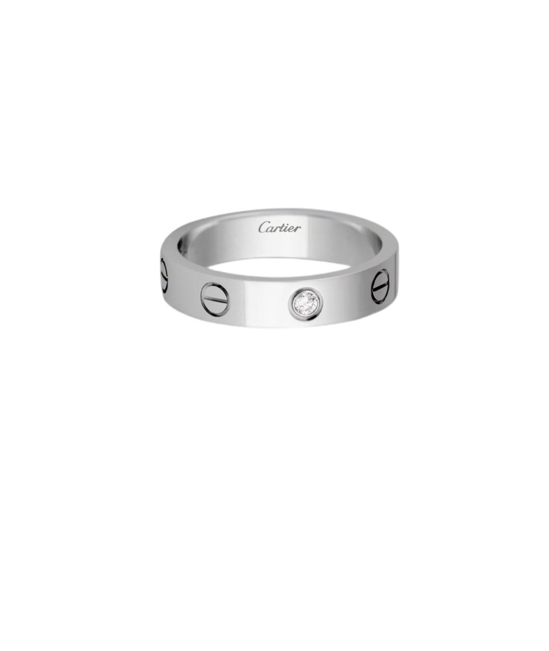 CARTIER Серебряное кольцо из белого золота, фото 6