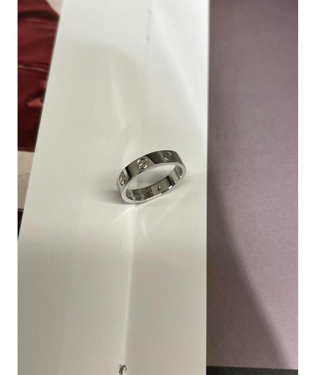 CARTIER Серебряное кольцо из белого золота, фото 4