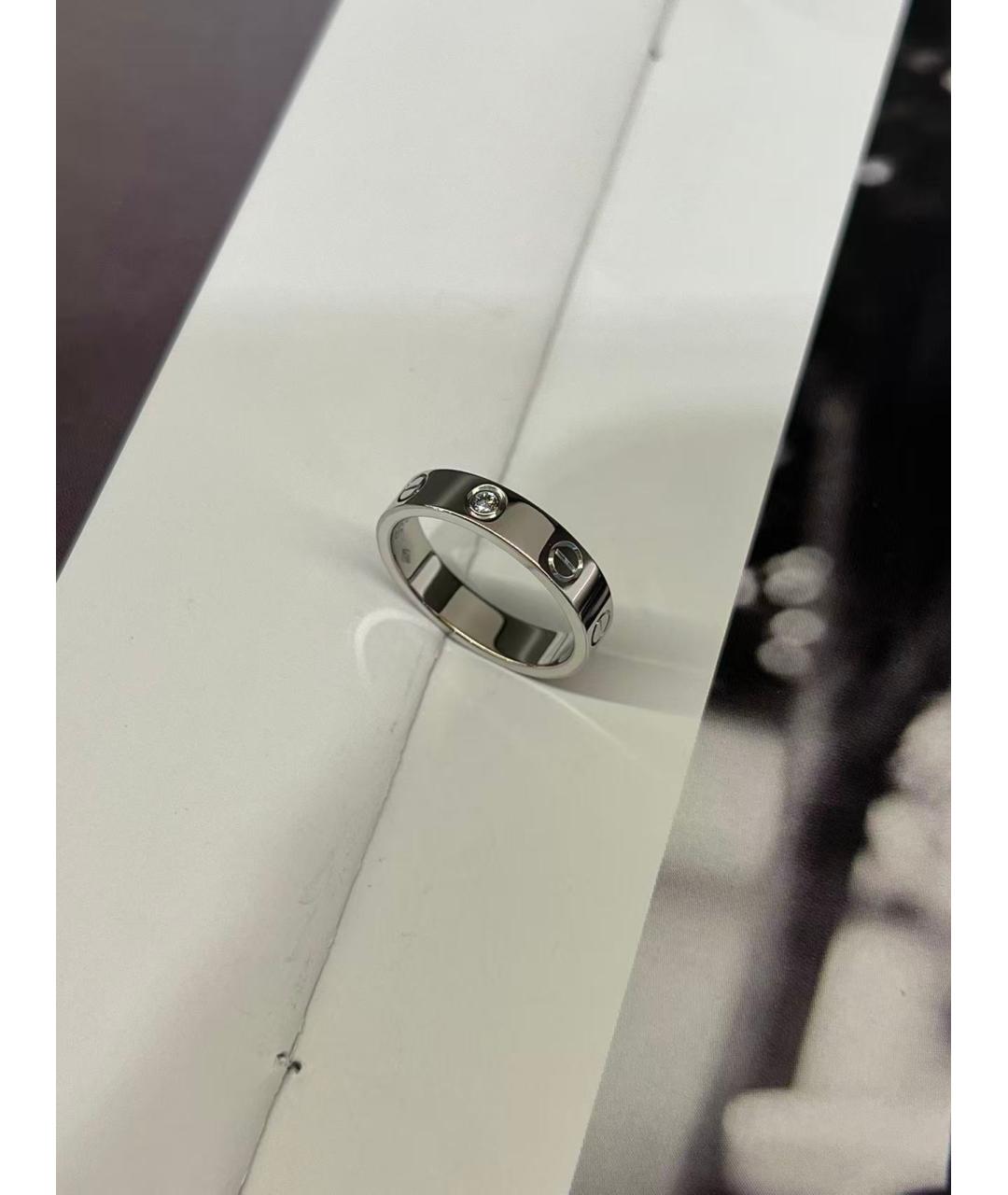 CARTIER Серебряное кольцо из белого золота, фото 2